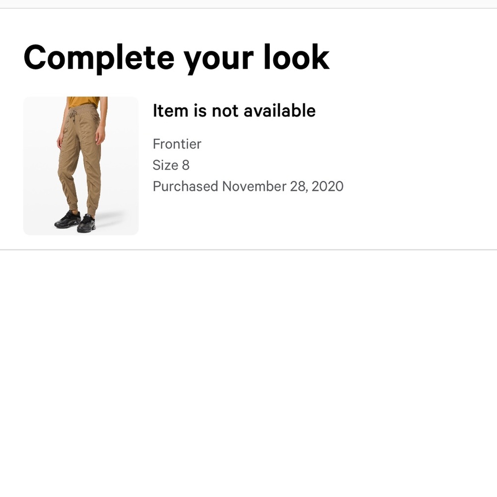 Lululemon dance studio jogger ex 8